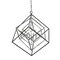 Z-Lite Euclid 4 Light Chandelier, Chrome 457-4CH-MB - alternate 2
